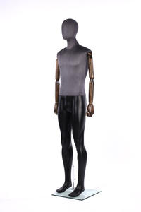 Fabric wrapped upper body male mannequin